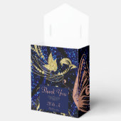 Ballotins Royal Blue Gold Butterfly Mariage Ballotin de tent (Ouvert)