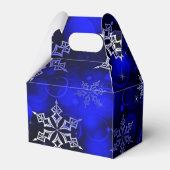 Ballotins Royal Blue Snowflake Motif Gable (Arrière)