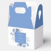 Ballotins Royal Blue Toile Floral (Ouvert)