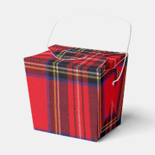 Ballotins Royal Stewart tartan rouge noir plaid