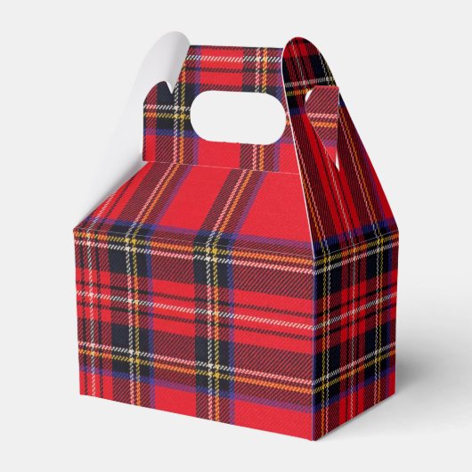 Ballotins Royal Stewart tartan rouge noir plaid (Verso)