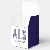 Ballotins Ruban bleu de sensibilisation à la SLA (Ouvert)