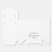 Ballotins Ruban de fête de Bachelorette de calligraphie mini (Déplié)