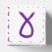 Ballotins Ruban de sensibilisation à la violette personnalis (Haut)