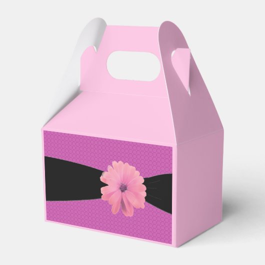 Ballotins Ruban noir Fleur rose (Verso)