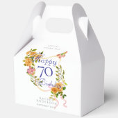 Ballotins Ruban Rose Doré 70e Anniversaire (Recto)