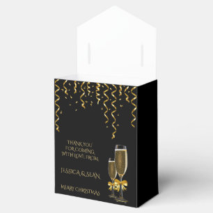 Ballotins Rubans d'Or & Champagne de Noël