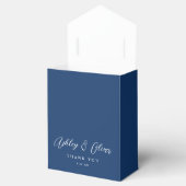 Ballotins Russe Boho Fleur sauvage bleu marine Mariage (Ouvert)