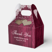 Ballotins Russe Pays Bois Bourgogne Mariage Merci (Arrière)