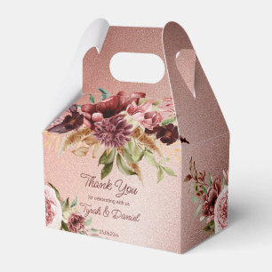 Ballotins Russe rose en or terre cuite rose mariage de autom