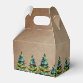 Ballotins Rustic Ajouter Logo Texte Arbre de Noël Société (Arrière)