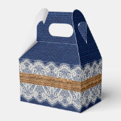 Ballotins Rustic Barn Mariage Burlap Mariage de automne (Arrière)