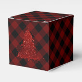 Ballotins Rustic Christmas Tree Buffalo Plaid Modern Checker (Verso)