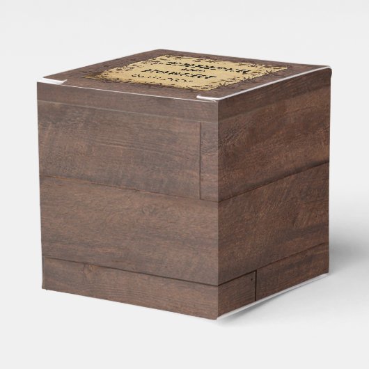 Ballotins Rustic Country Grange Bois Beauté Mariage Favor Bo (Verso)