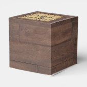 Ballotins Rustic Country Grange Bois Beauté Mariage Favor Bo (Arrière)