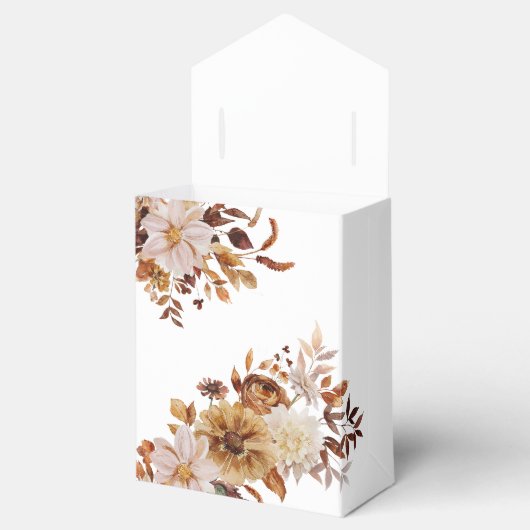 Ballotins Rustic Fall quitte mariage Favor Box (Ouvert)