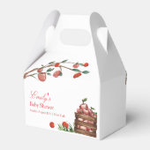 Ballotins Rustic Farm Ladybug Apple Baby shower fille (Arrière)