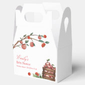 Ballotins Rustic Farm Ladybug Apple Baby shower fille (Ouvert)