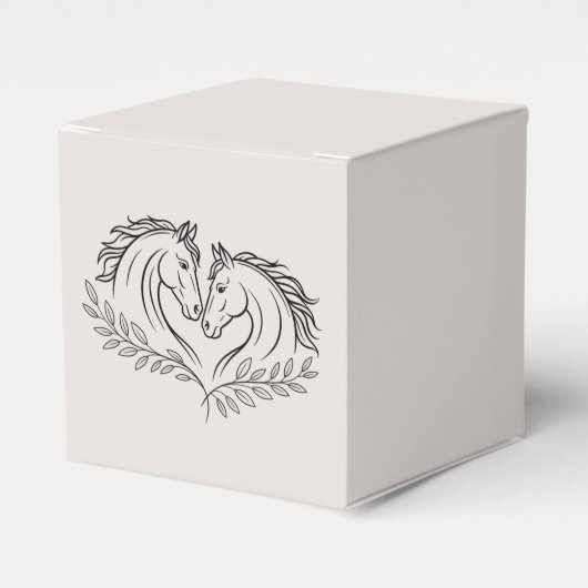 Ballotins Rustic Horse Country Western Mariage équestre (Verso)