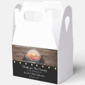 Ballotins Rustic Mountain Valley Forest Sunset Wedding Favor (Ouvrir)