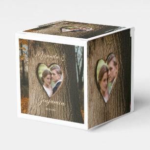 Ballotins Rustic Tree Bark Mariage photo