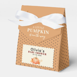 Ballotins Rustic un petit Citrouille mignon Baby shower auto