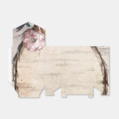 Ballotins Rustic White Birch Floral & Hummingbird Party (Déplié)