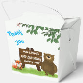 Ballotins Rustic Woodland Animals Birthday  (Verso)