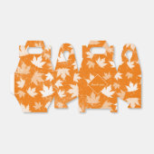 Ballotins Rustique Automne Feuilles Motif Merci (Déplié)