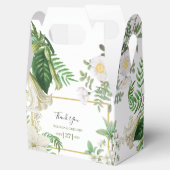 Ballotins Rustique blanc vert aquarelle Mariage or Floral (Ouvert)