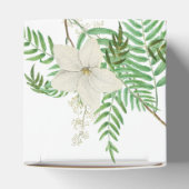 Ballotins Rustique blanc vert aquarelle Mariage or Floral (Haut)