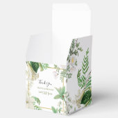 Ballotins Rustique blanc vert aquarelle Mariage or Floral (Ouvert)