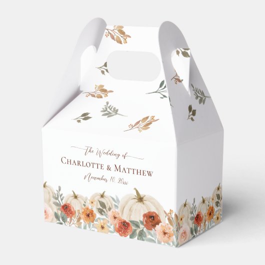 Ballotins Rustique Boho Automne Mariage (Arrière)