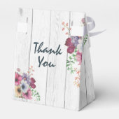 Ballotins Rustique Boho Floral Turquoise Mariage camion Boho (Arrière)