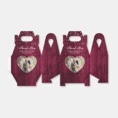 Ballotins Rustique Bois Bourgogne photo Mariage (Déplié)