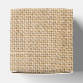 Ballotins Rustique Burlap Mariage Favor boîte cadeau (Haut)