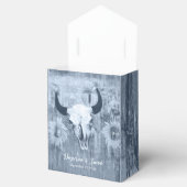 Ballotins Rustique Dusty Blue Pays Tournesol Taureau crâne (Ouvert)