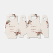 Ballotins Rustique Floral Elégant Mariage de automne d'autom (Déplié)