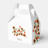 Ballotins Rustique Floral Scandinave Mariage inspiré Folk (Arrière)