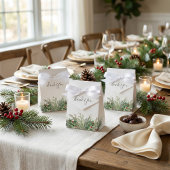 Ballotins Rustique hiver verdure Berries Pine Cone Mariage