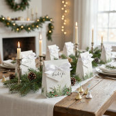 Ballotins Rustique hiver verdure Berries Pine Cone Mariage