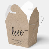 Ballotins Rustique Kraft Love Custom Take Out (Ouvert)