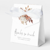 Ballotins Rustique Terracotta Florals Merci Mariage (Verso)