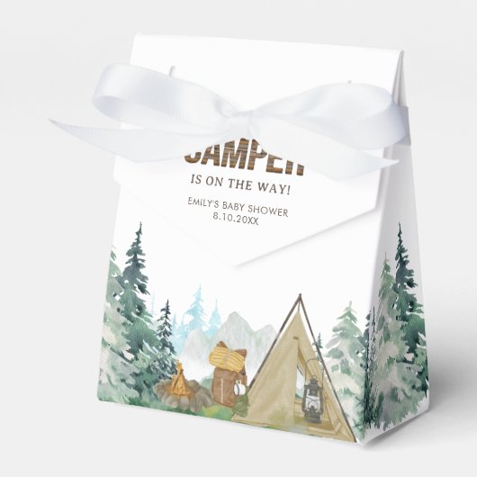 Ballotins Rustique Un Petit Baby shower De Camper (Verso)