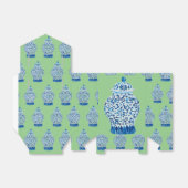 Ballotins Sac à jarre Chinoiserie Green Blue Ginger (Déplié)