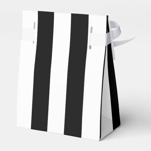 Ballotins Sac Ballotin à rayures noir et blanc (Arrière)