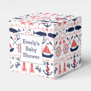 Ballotins Sac cadeau Baby shower nautique personnalisé
