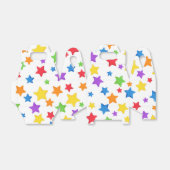 Ballotins Sac cadeau d'anniversaire Multi Color Star (Déplié)