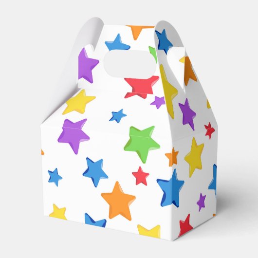 Ballotins Sac cadeau d'anniversaire Multi Color Star (Verso)