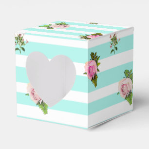 Ballotins Sac de bonbons de roses sarcelle et rose